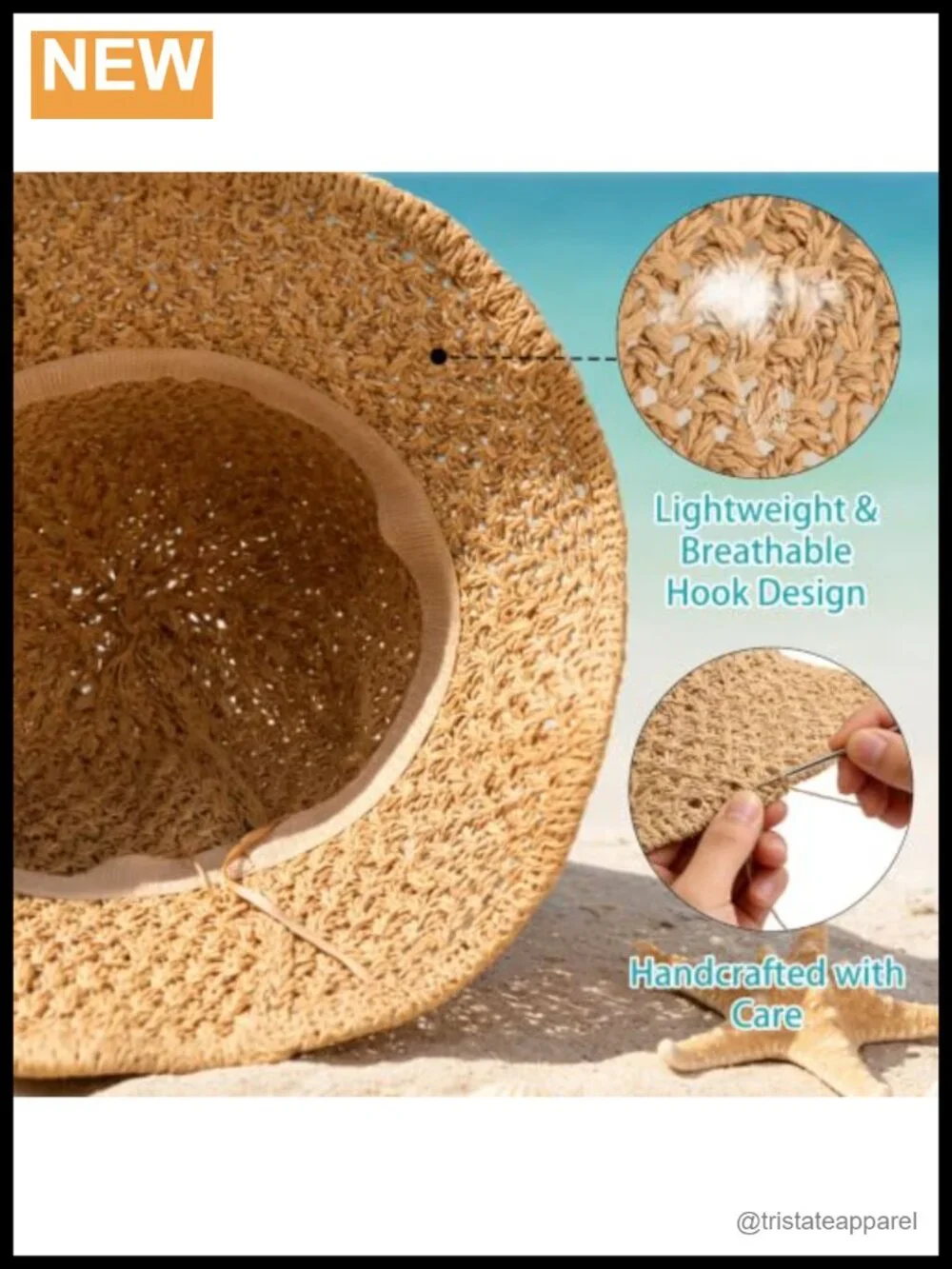 Wire Brim Straw Bucket Hat UV Protection Packable Women Sun Hat